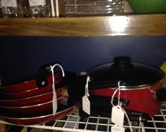 Red cookware