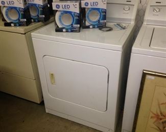 Several washer and dryers are available.