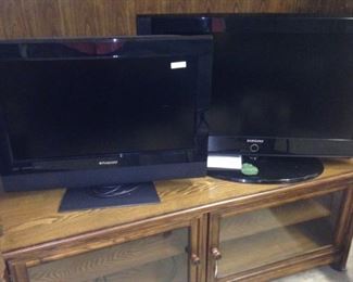Two flat screen TV's