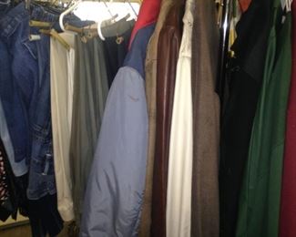 Jackets and slacks