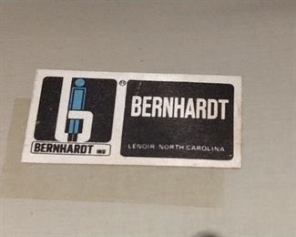 SEE? Have you ever seen a Bernhardt label this old?     Me either...