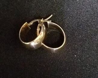 003 18kt Gold Italian Earrings