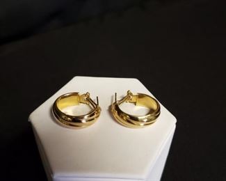 18k Hoop Earrings