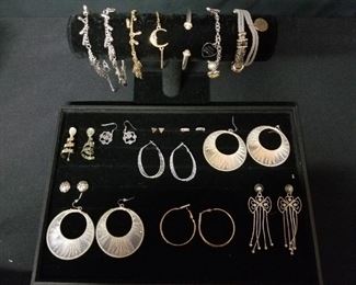 Charm Bracelets and Hoops