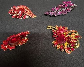 Costume Jewelry Brooches