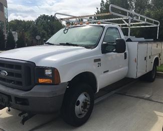 2005 FORD F-350 IRRIG Truck 6.8L v-10 Super Duty, Service Body 1FDWF37P05EC20208 65,282