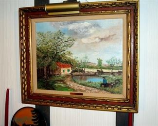 Original oil painting by Gruber.