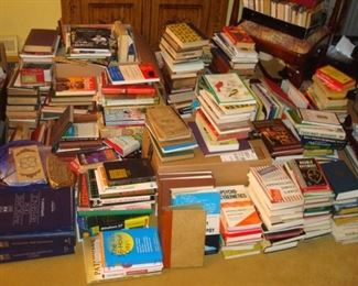 Many books.