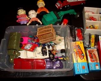 Toys including matchbox, Corgi, Hot Wheels & etc.