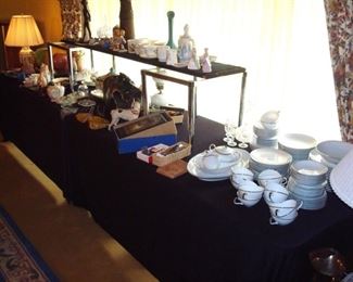 Fine set of china and other items.