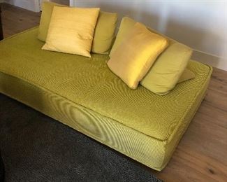 84.6"w x 30.7"h x 41.3"d Roche Bobois
ESCAPADE - LIT 84.6"w x 30.7"h x 41.3"d Roche Bobois
ESCAPADE - LIT
Type
3 seater fabric sofa bed, 2 seater fabric sofa bed [this furniture has ‘outdoor’ fabric although we never had it outdoors
Materials
Fabric
Upholstered in Carioca fabric (96% cotton, 4% polyester). Back cushions in Indy fabric (100% cotton). Seat cushion, mattress 90x200 cm, 13cm-thick, filled with 30SE foam. Structure in solid fir wood and metal. Suspension metallic bed base with slats in beech. Base in chrome-plated metal. Optional deco cushion.
Manufactured in Europe.
$1,200 each piece
Type
3 seater fabric sofa bed
Materials
Fabric
Upholstered in Carioca fabric (96% cotton, 4% polyester). Back cushions in Indy fabric (100% cotton). Seat cushion, mattress 90x200 cm, 13cm-thick, filled with 30SE foam. Structure in solid fir wood and metal. Suspension metallic bed base with slats in beech. Base in chrome-plated metal. Optional deco cushion.
Manufactured i