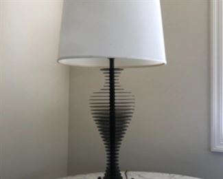 Modern Slat Lamp $100