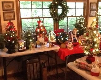 Many Christmas items