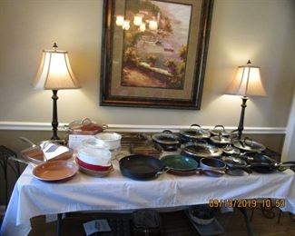 Copperware,Brand Name Cookware, Fryer, etc.