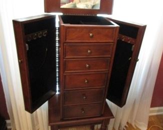 Ladies Jewelry Cabinet.