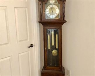 Vintage German Grandfather Clock - Inspected and lubricated - $300 - (18W  10D  80H)