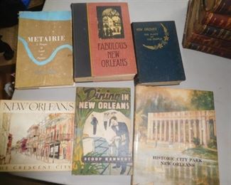 Vintage New Orleans books