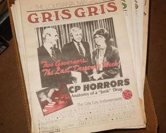 Many Gris Gris mags from the 1970s