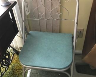 Aluminum chair...only one