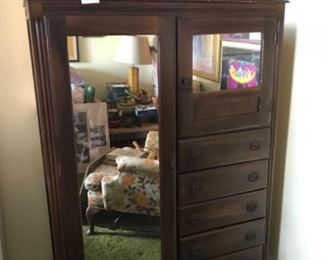 Side by side armoire