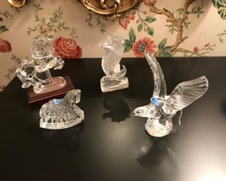 Waterford crystal pieces
