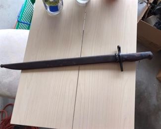 1942-1945 Arisaka Rifle Bayonet from Toyota-Jido -Shokki Arsenal. Never used.  