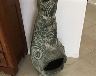 contemporary fish outdoor chimney fireplace – $95