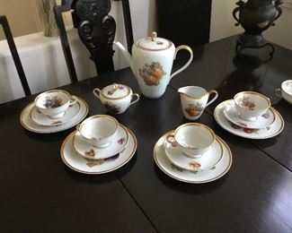 luncheon tea set all excellent condition no chips – $65 set