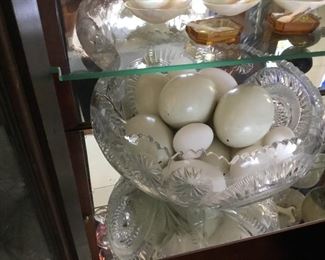 Rare dinosaurs eggs – start your own Jurassic Park – not really, these are just Emu and ostrich eggs – price two dollars to $12 each
