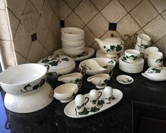 Poppy trail China set – many serving pieces $195