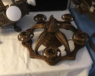 antique ceiling light – $95