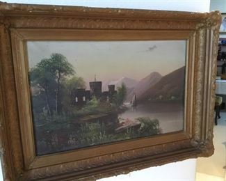 19th century oil painting unknown artist – $165