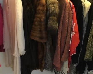 vintage mink coats and stoles price $95-$195