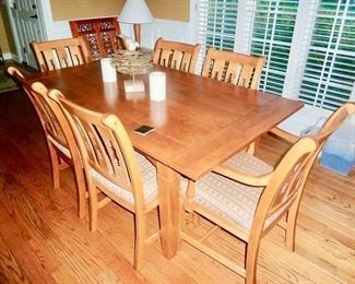 Cherry table & chairs  ( Nichols & Sons )