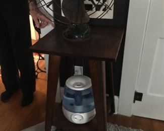 Small table and Vintage Fan