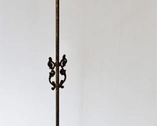 Ornate Antique Floor Lamp - brass