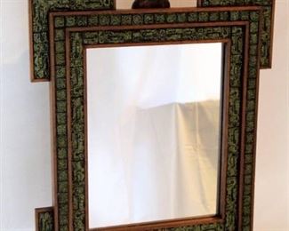 Stone Mosaic Inlay mirror - Made in Mexico