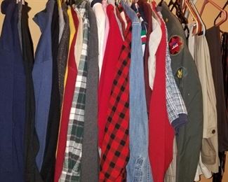 Men's clothing (size XL to 3XL)