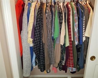 Men's clothing (size XL to 3XL)