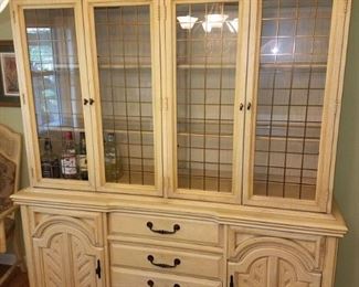 Matching china cabinet