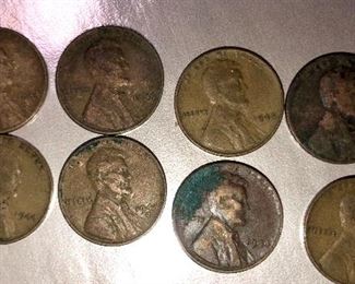Old pennies