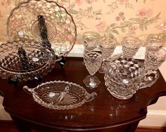 Additional American Fostoria glassware and serving pieces