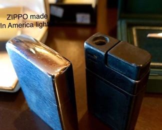 American made ZIPPO and German made cigarette lighters