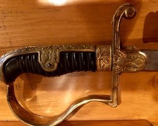 Circa 1940 Nazi Field Marshall’s sword with scabbard.  