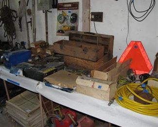 old tool box and more