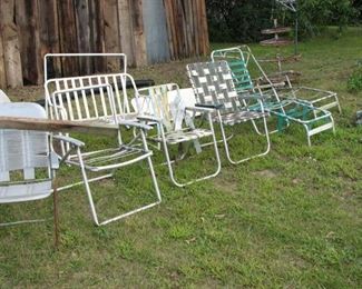 aluminum lawn chair frames for projects