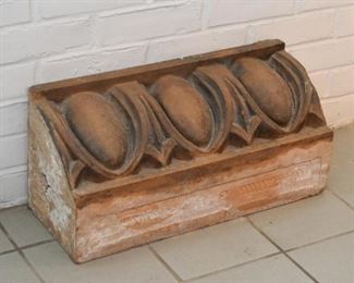 Architectural Salvage Fragment - Terra Cotta