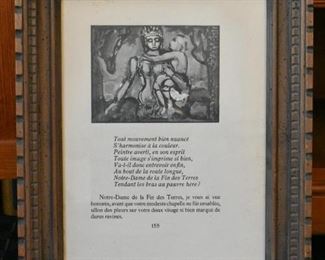 Framed Art Book Print - Notre-Dame de la Fin des Terres, Our Lady of the End of the World
