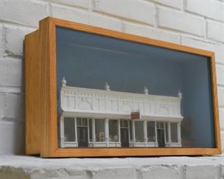 Architectural Shadowbox / Diorama (Main Street Store Fronts)