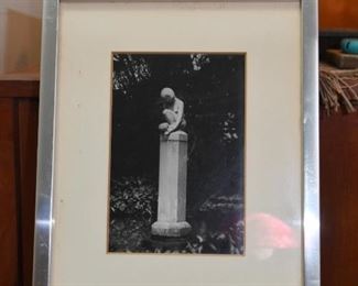 Framed Photo / Photograph of Statue / Sculpture